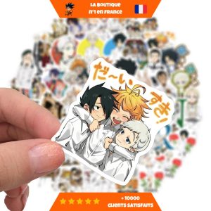 50 Autocollants | Stickers The Promised Neverland