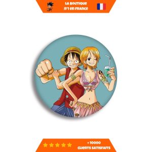 Badge Luffy & Nami